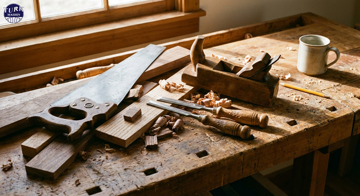 معرفی انواع چوب مورد استفاده در نجاری: از راش و گردو تا کاج 6 ابزارهای نجاری برای کار با انواع چوب