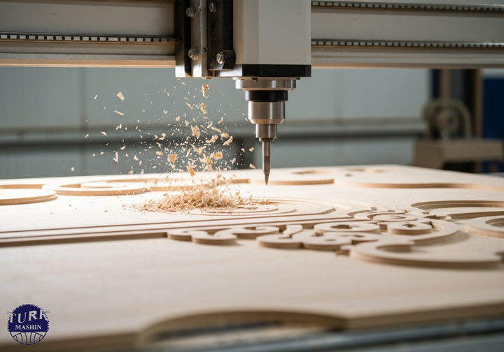 تاریخچه نجاری: سفری از ابزارهای سنگی تا ماشینهای CNC 6 دستگاه CNC چوب مدرن در حال کار با دقت بالا